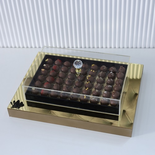 GOLDEN ACRYLIC BOX